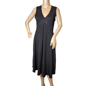 Rachel Roy Black Babydoll Sleeveless Slip Dress Modal Blend Size Medium